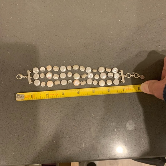 Lucky brand silver/pearl bracelet - Picture 4 of 4